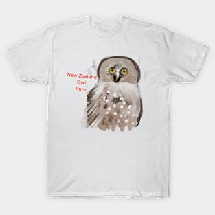 New zealand owl Ruru T-Shirt